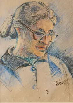 Portrait of a Woman with Glasses